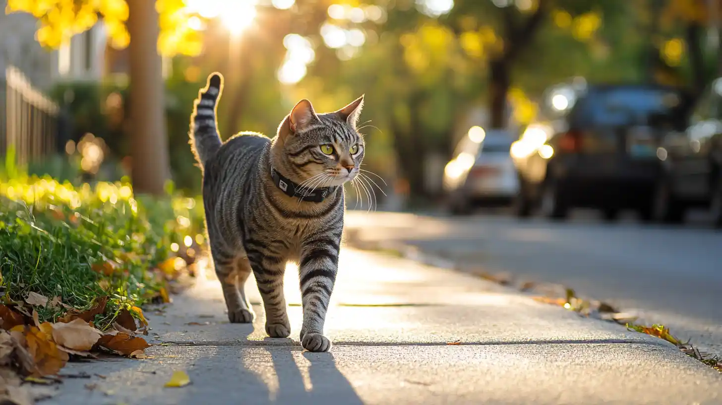 jak daleko kot odchodzi od domu
