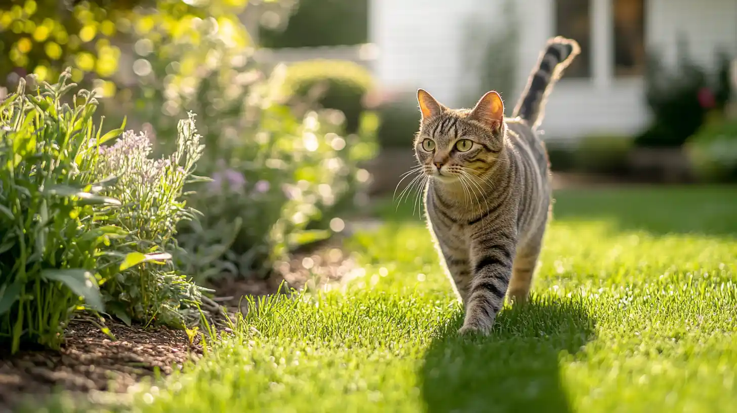 co zrobić żeby kot nie wychodził poza działkę